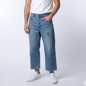 Equator Relax Fit Baggy Blue Jeans Size 34